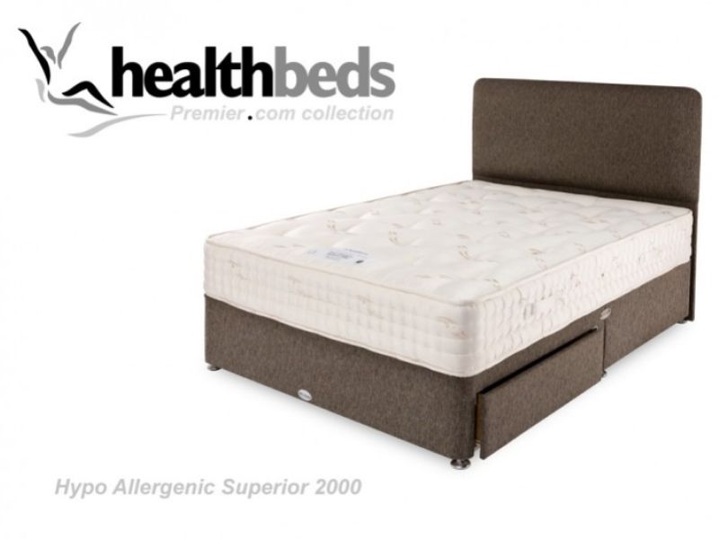 Healthbeds Hypo Allergenic Superior 2000 Pocket 5ft Kingsize Bed