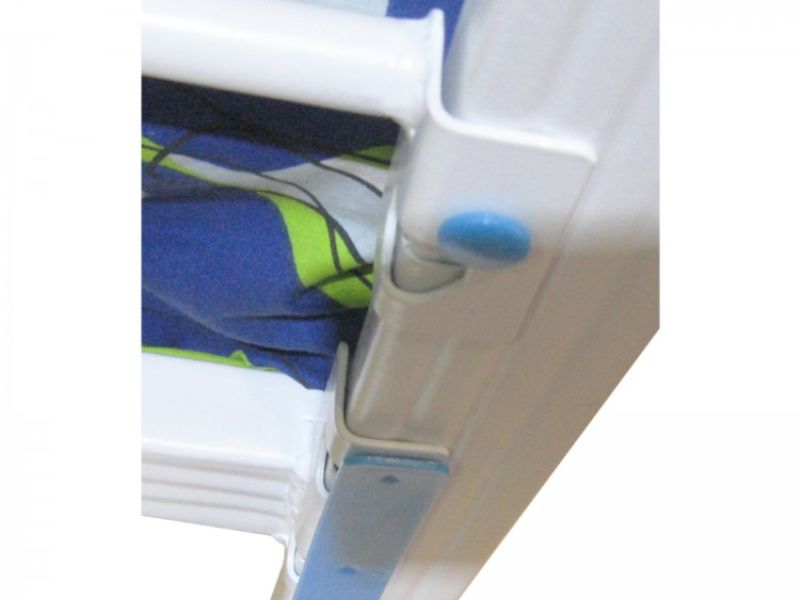 Metal Beds 3ft Single White Metal No Bolt Bunk Bed