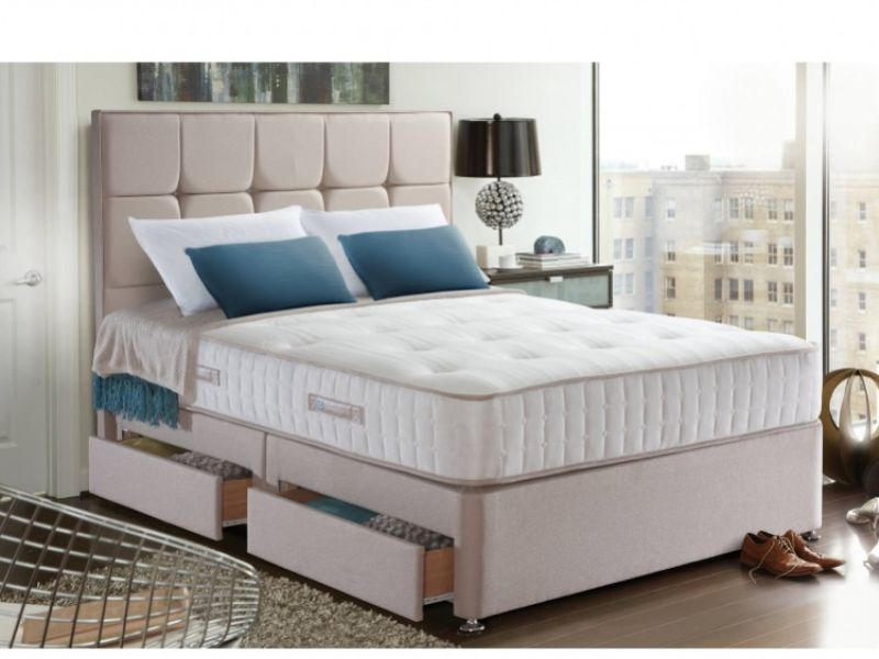 Sealy Palermo 1400 Pocket 6ft Super Kingsize Divan Bed