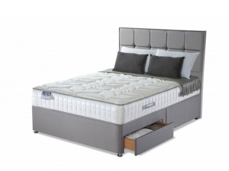 Sealy Posturepedic Jubilee Latex 3ft6 Large Single Divan Bed
