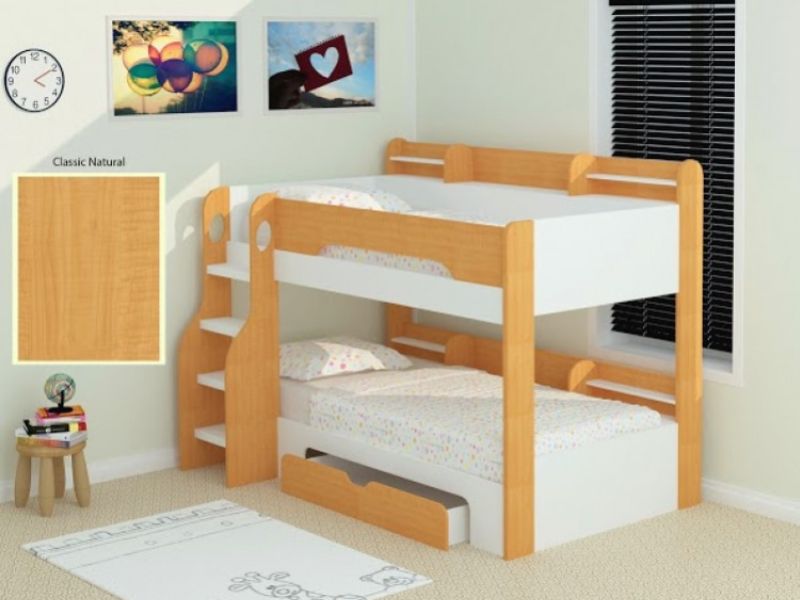 Flair Furnishings Flick Maple Bunk Bed