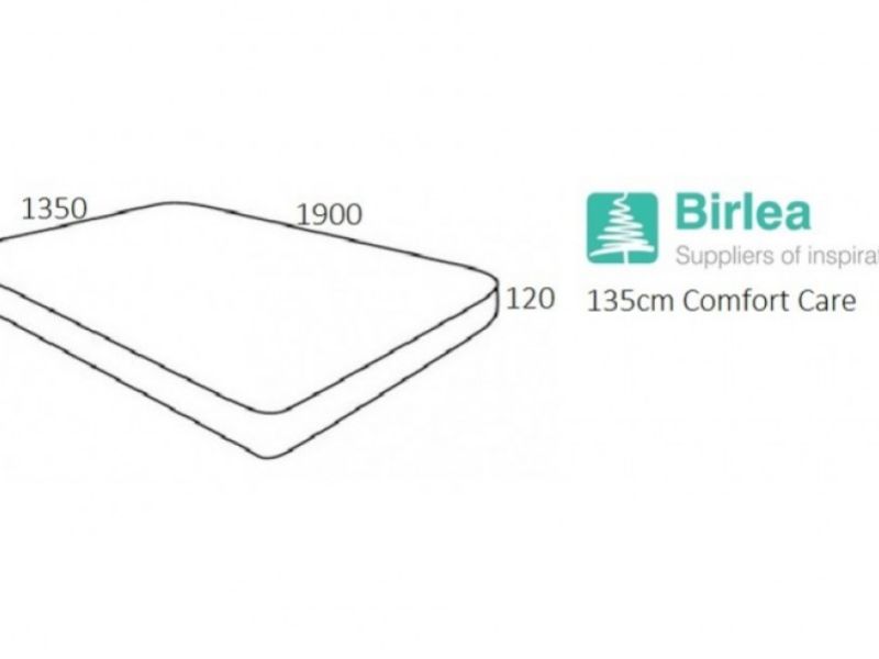 Birlea Comfort Care 4ft6 Double Foam Mattress BUNDLE DEAL
