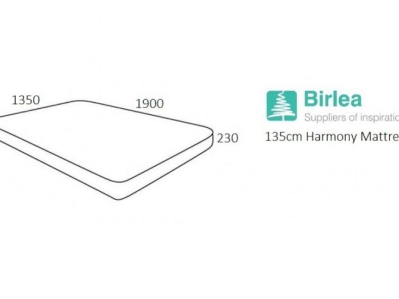 Birlea Harmony 4ft6 Double Memory Foam Mattress