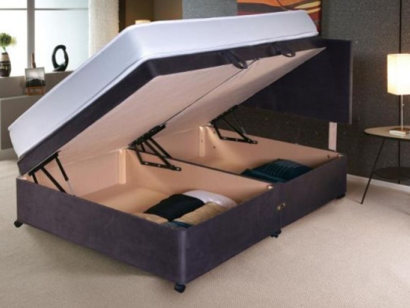 Vogue 4ft Small Double Side Lift Ottoman Bed Base (Choice Of Colours)
