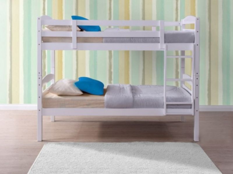 Birlea Chatsworth 3ft Single White Wooden Bunk Bed