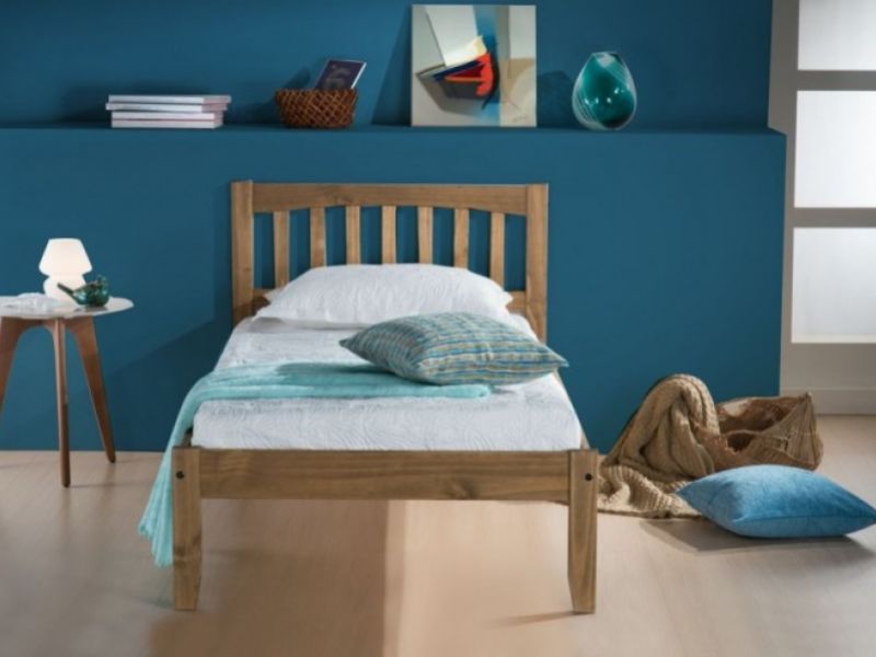 Birlea Porto 3ft Single Pine Wooden Bed Frame