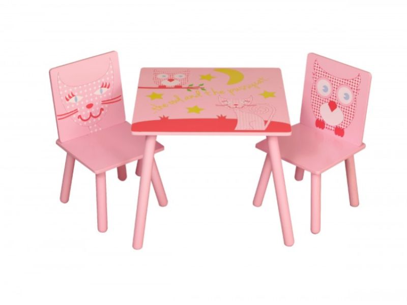 Kidsaw Owl And The Pussycat Table And 2 Chairs