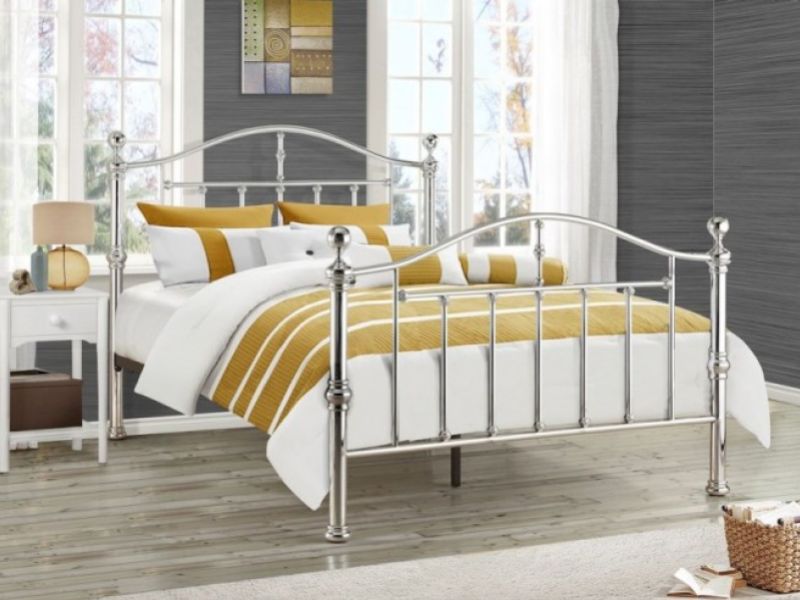 Birlea Victoria 5ft Kingsize Chrome Metal Bed Frame