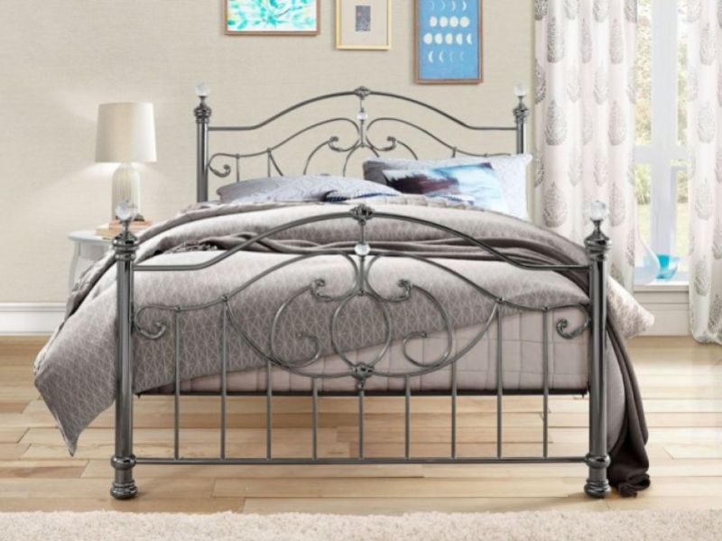 Birlea Lexington Black Nickel 4ft6 Double Metal Bed Frame