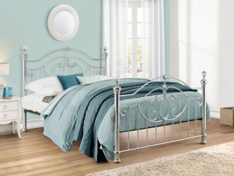 Birlea Lexington Chrome 4ft6 Double Metal Bed Frame