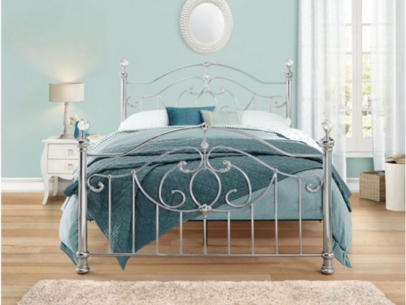 Birlea Lexington Chrome 4ft6 Double Metal Bed Frame