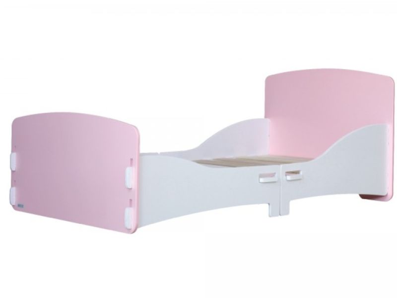 Kidsaw Pink And White Junior Bed Frame