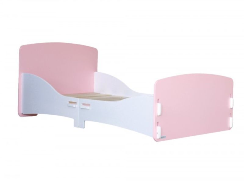 Kidsaw Pink And White Junior Bed Frame