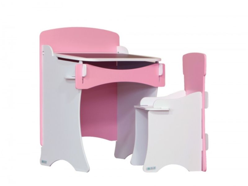 Kidsaw Pink Fun Desk and Chair