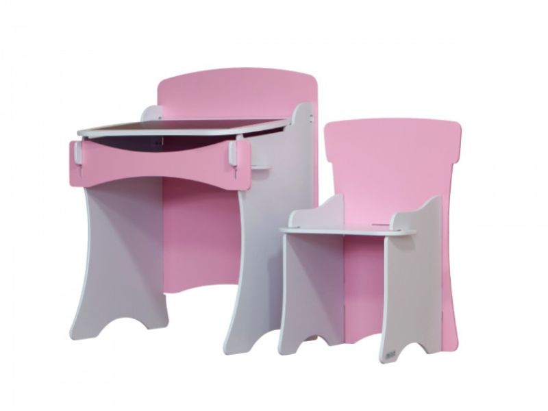 Kidsaw Pink Fun Desk and Chair