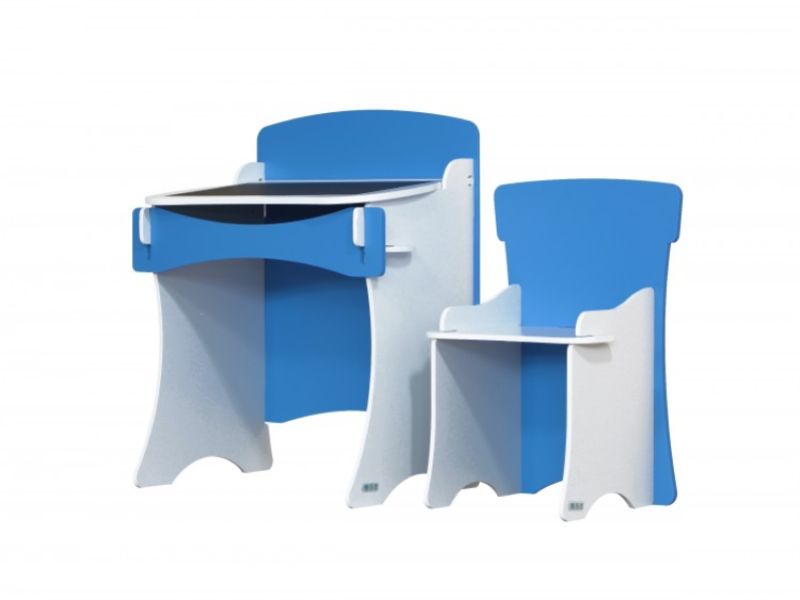 Kidsaw Blue Fun Desk and Chair