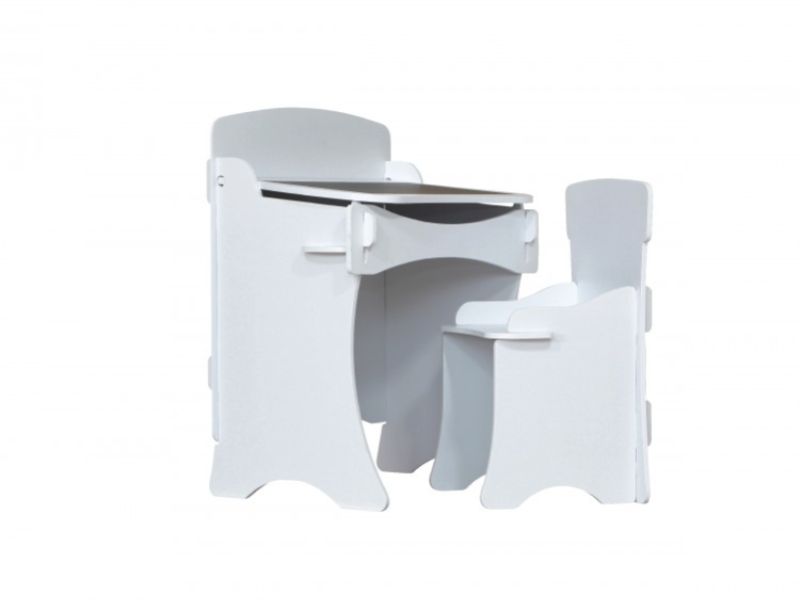 Kidsaw White Fun Desk and Chair