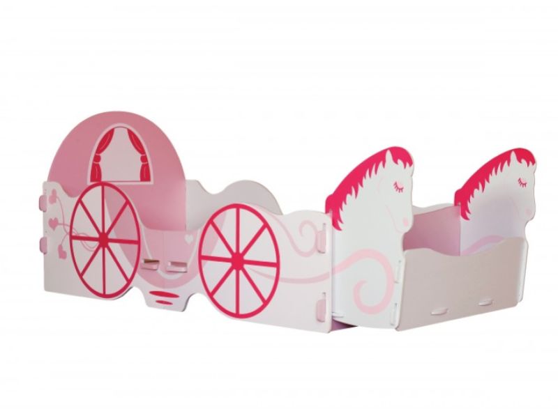 Kidsaw Princess Carriage 3ft Single Fun Bed Frame