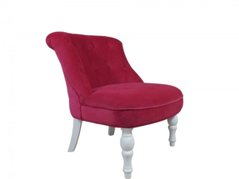 Kidsaw Mini Anais Chair In Pink Velvet