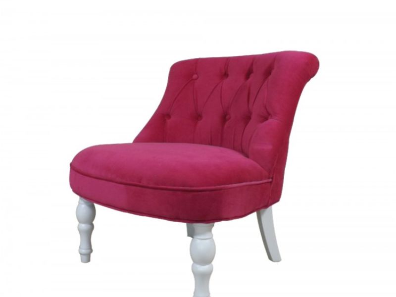 Kidsaw Mini Anais Chair In Pink Velvet