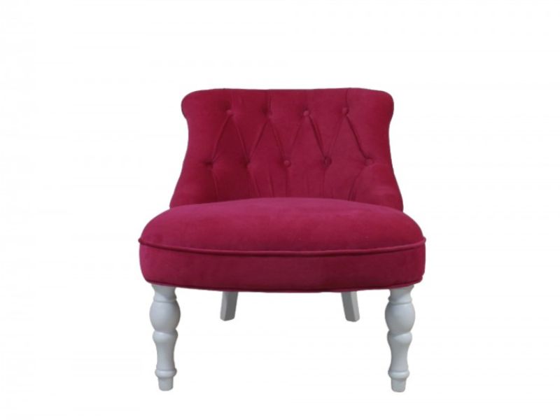 Kidsaw Mini Anais Chair In Pink Velvet