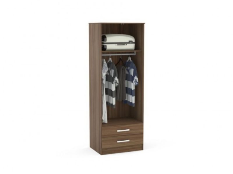 Birlea Lynx Walnut 2 Door Combi Robe