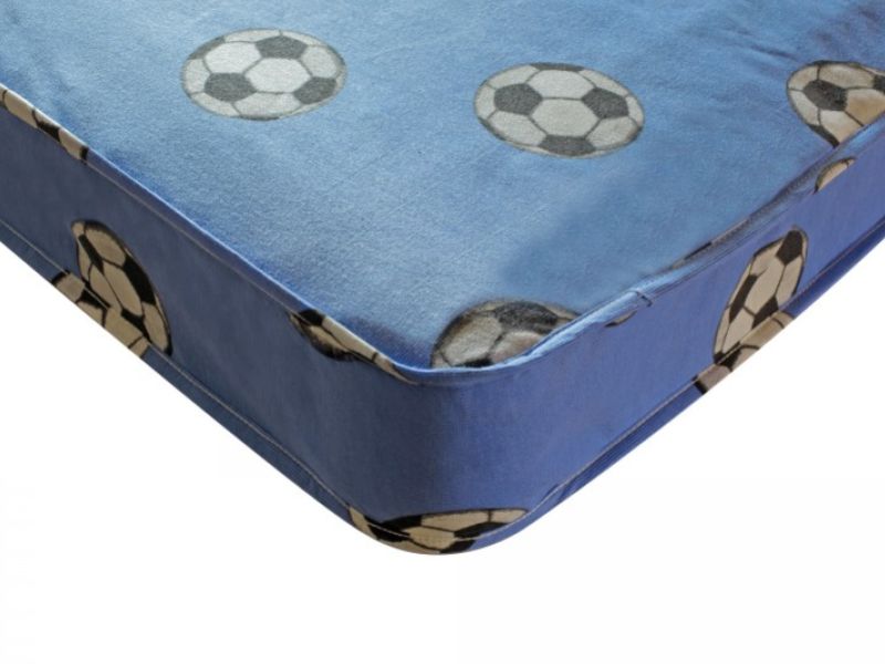 Kidsaw Blue Football 3ft Single Mattress