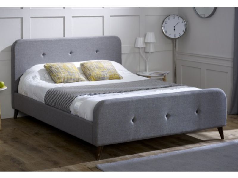 Limelight Tucana 4ft6 Double Grey Fabric Bed Frame