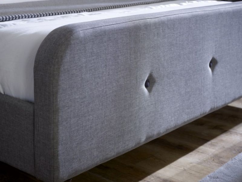 Limelight Tucana 5ft Kingsize Grey Fabric Bed Frame