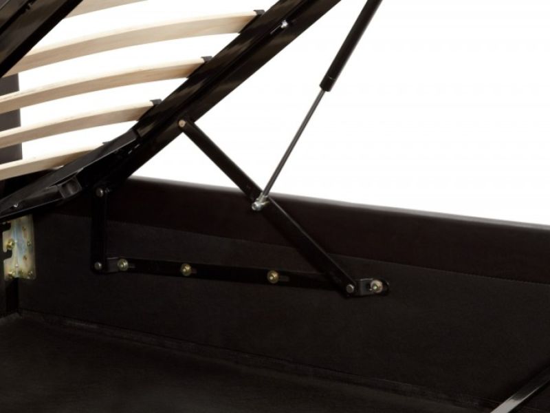 Serene Tivoli 6ft Super Kingsize Brown Faux Leather Ottoman Bed