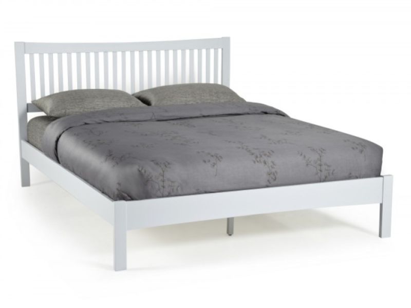 Serene Mya Grey 4ft Small Double Wooden Bed Frame