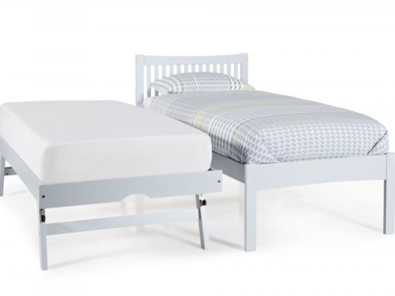 Serene Mya Grey 3ft Single Wooden Guest Bed Frame