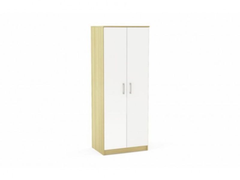 Birlea Cannes Wardrobe Oak and White