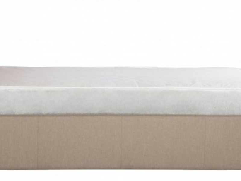 GFW Carolina 5ft Kingsize Bronze Fabric Ottoman Bed Frame