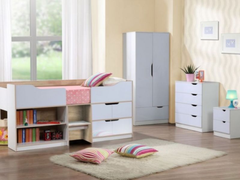 Birlea Paddington Wardrobe White and Oak