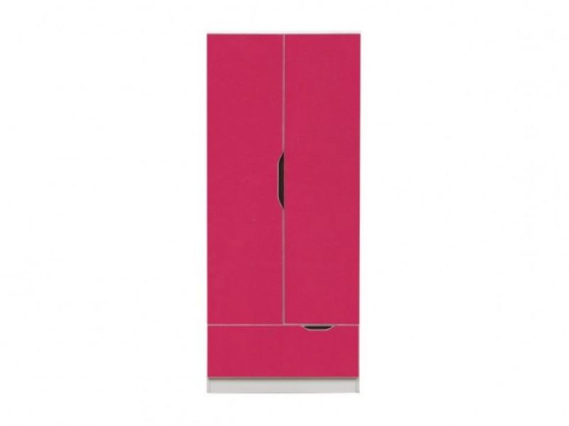 Birlea Paddington Wardrobe White and Pink