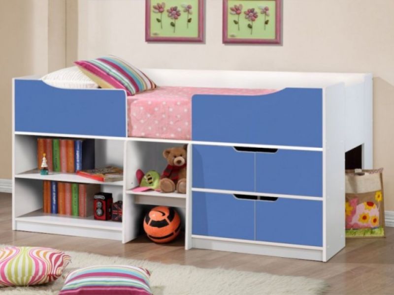 Birlea Paddington 4 PIECE BEDROOM SET White and Blue