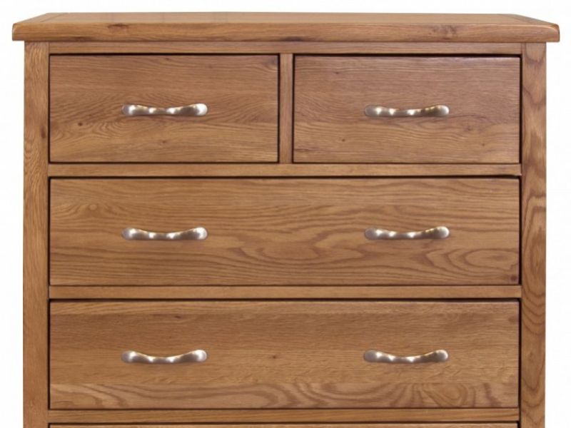 GFW Bowthorpe Oak 3 Plus 2 Drawer Chest