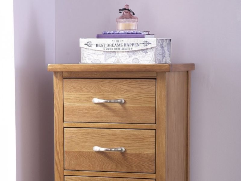 GFW Bowthorpe Oak 5 Drawer Chest