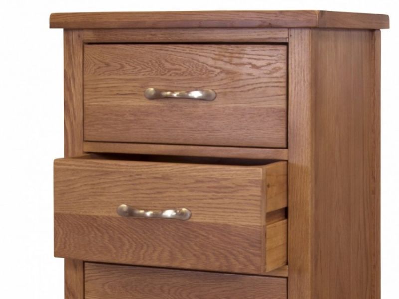 GFW Bowthorpe Oak 5 Drawer Chest