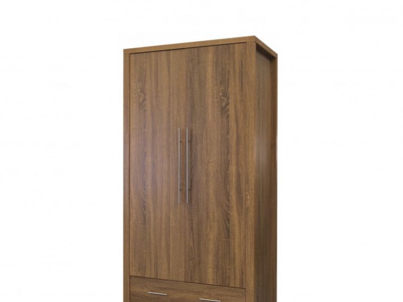 GFW Havana 2 Door Oak Finish Wardrobe