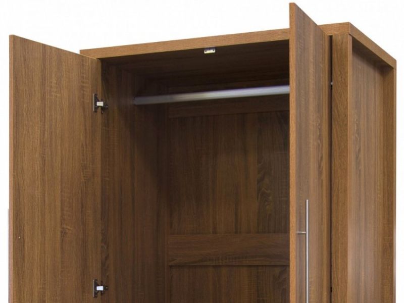 GFW Havana 2 Door Oak Finish Wardrobe