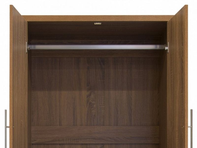 GFW Havana 2 Door Oak Finish Wardrobe