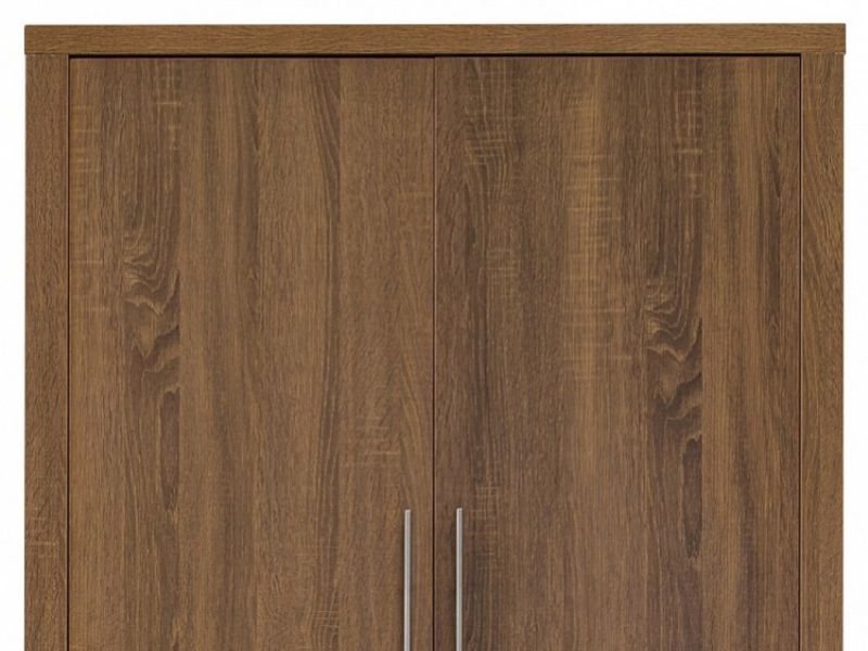 GFW Havana 2 Door Oak Finish Wardrobe