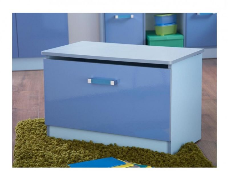 GFW Ottawa 2 Tones Gloss Blue Ottoman