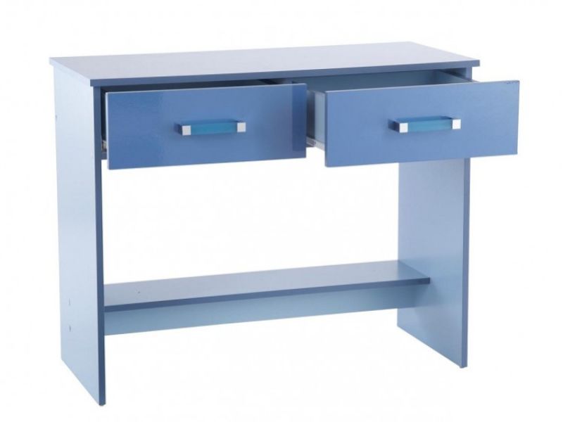 GFW Ottawa 2 Tones Gloss Blue Study Desk