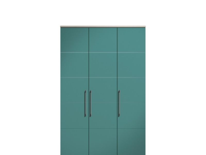 KT Halo Gloss Lagoon 3 Door Wardrobe