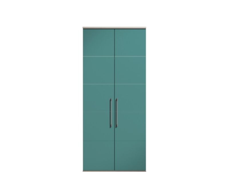 KT Halo Gloss Lagoon 2 Door Wardrobe