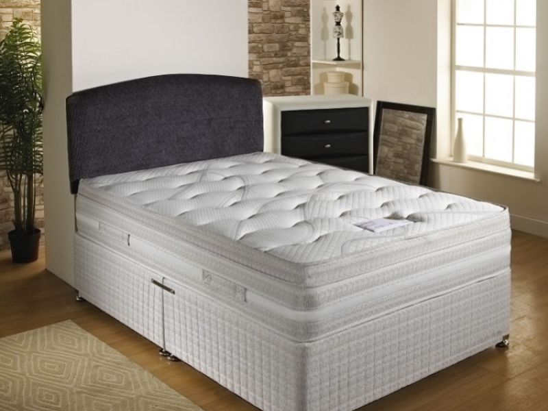 Dura Bed Panache 4ft6 Double Divan Bed Open Coil Springs