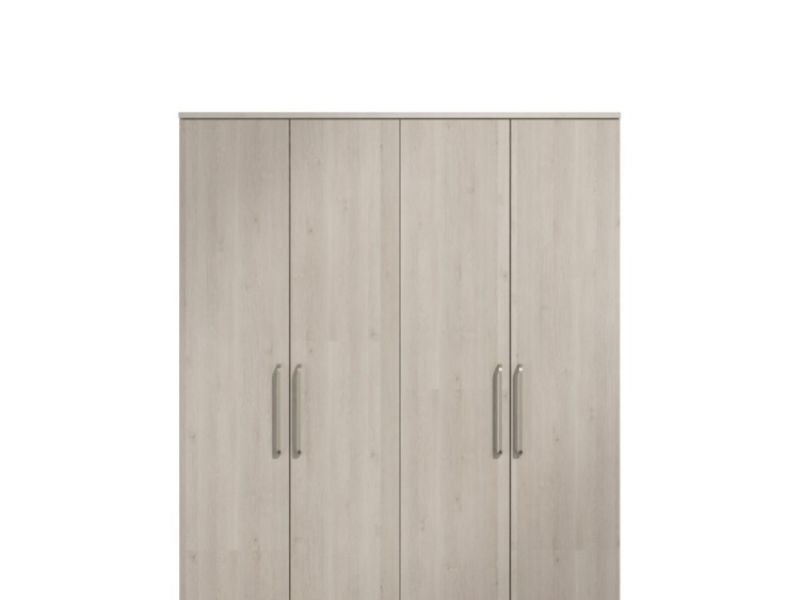 KT Deco Elm 4 Door Wardrobe